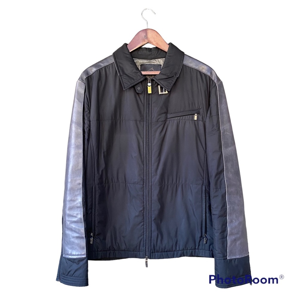FERRE Milano Men’s Jacket (with Leather) - US size L - made in Italy